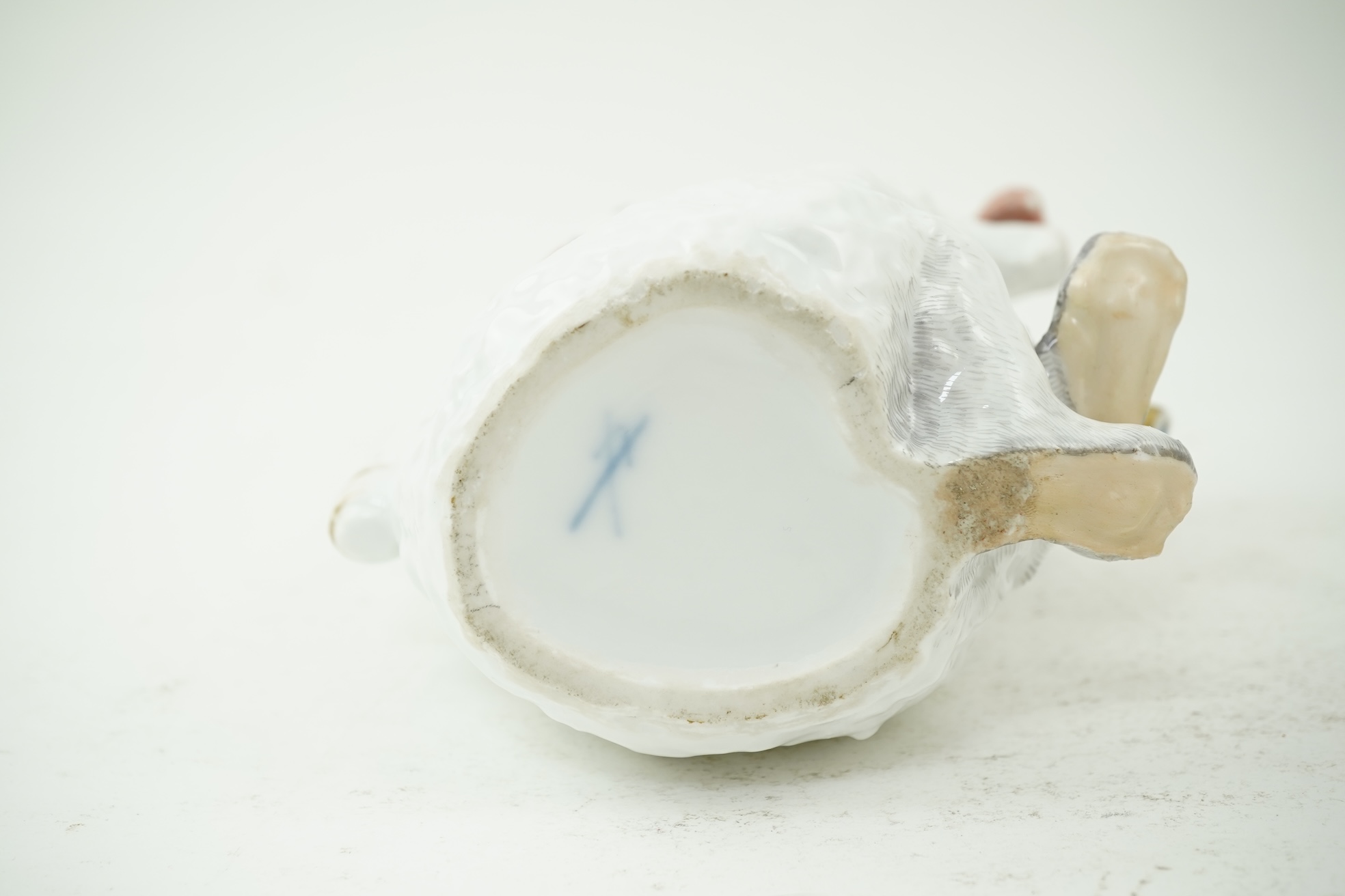 A Dresden porcelain ‘bear’ jug, late 19th century